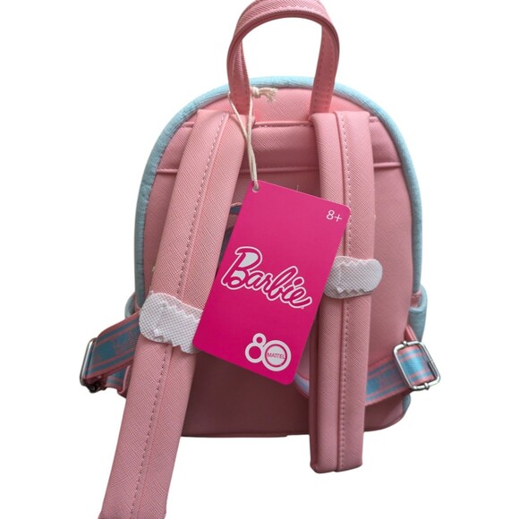 Barbie Loungefly Mini Backpack Blue Pink NEW w/ Tags Mattel